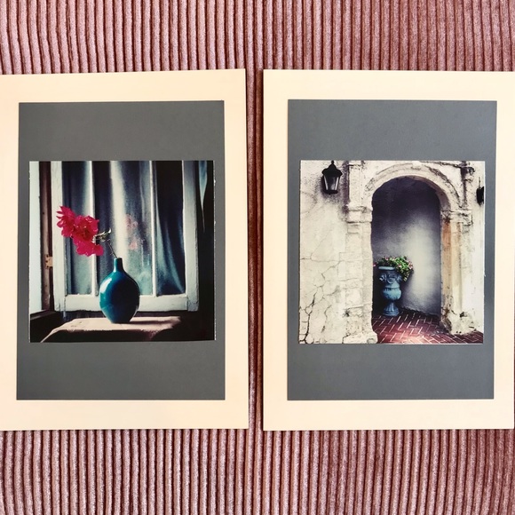 Set of 2 Original Photo Print Cards Wall Art Unframed - Picture 4 of 6